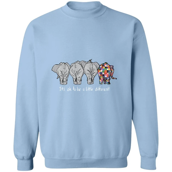 Autism Elephant Its Ok To Be A Little Different Sweatshirt - Image 3