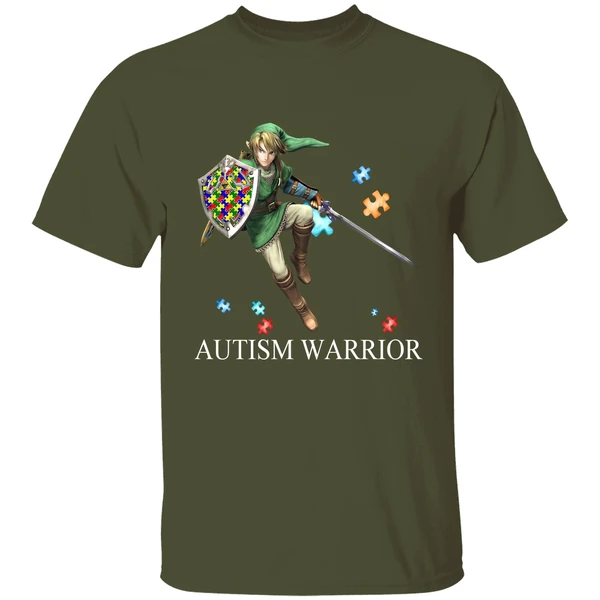 Autism Warrior Zelda Shirt - Image 3