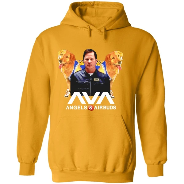 Ava Angels Airbuds Dogs Graphic Hoodie