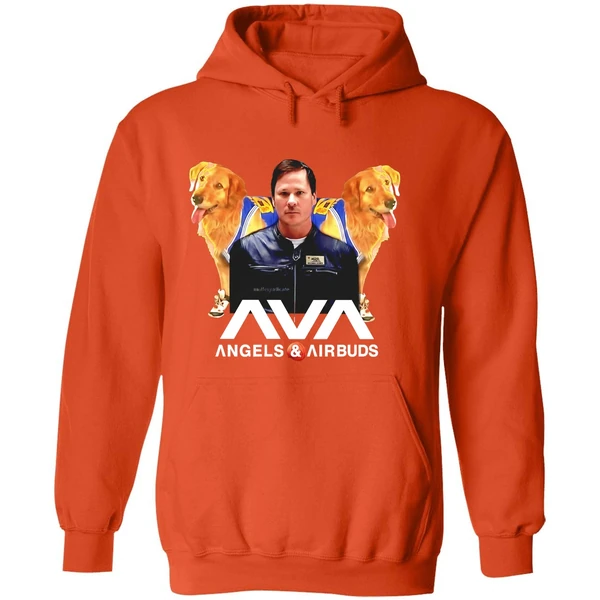 Ava Angels Airbuds Dogs Graphic Hoodie - Image 6