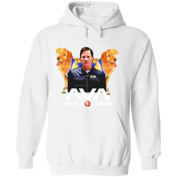 Ava Angels Airbuds Dogs Graphic Hoodie - Image 8