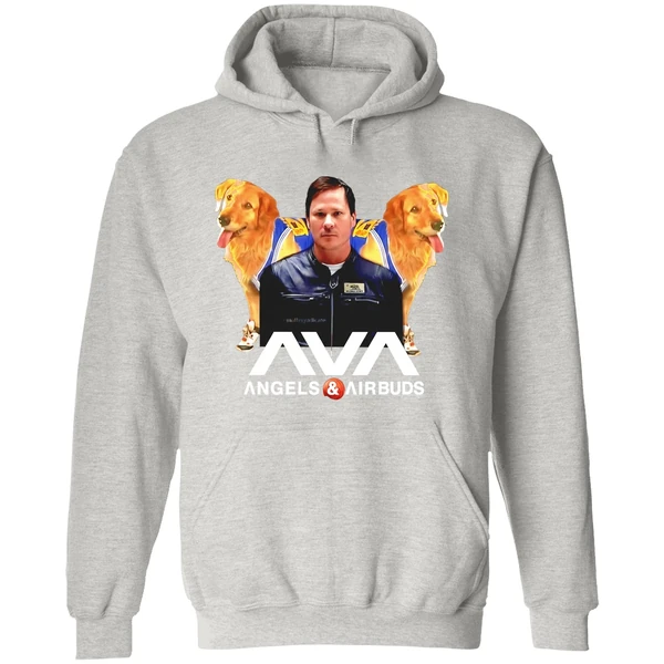 Ava Angels Airbuds Dogs Graphic Hoodie - Image 9