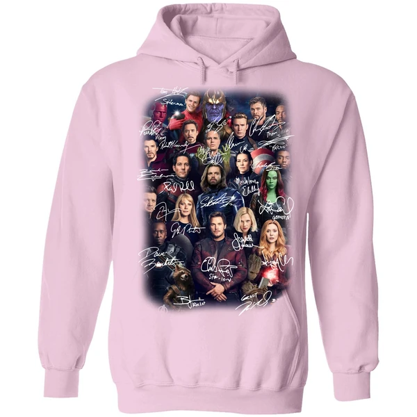 Avengers Endgame Poster Character Signature Hoodie - Image 4