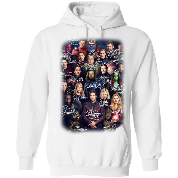 Avengers Endgame Poster Character Signature Hoodie - Image 6