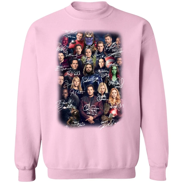 Avengers Endgame Poster Character Signature Sweatshirt - Image 4