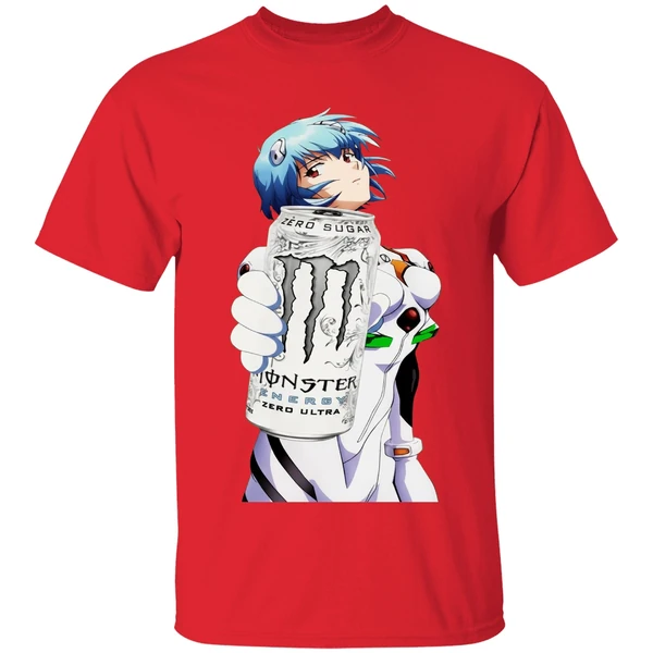 Ayanami Rei Monster Energy Anime Shirt - Image 7