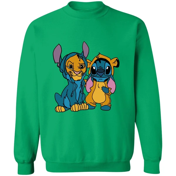 Baby Simba And Stitch Sweatshirt - Image 2