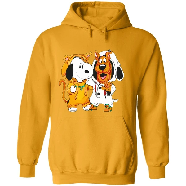 Baby Snoopy And Baby Scooby Doo Hoodie