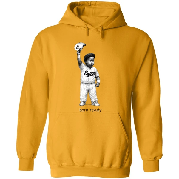 Baby Vladimir Guerrero Jr Born Ready Toronto Blue Jays Baseball Hoodie