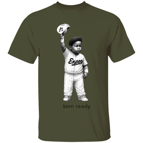 Baby Vladimir Guerrero Jr Born Ready Toronto Blue Jays Baseball Shirt - Image 3