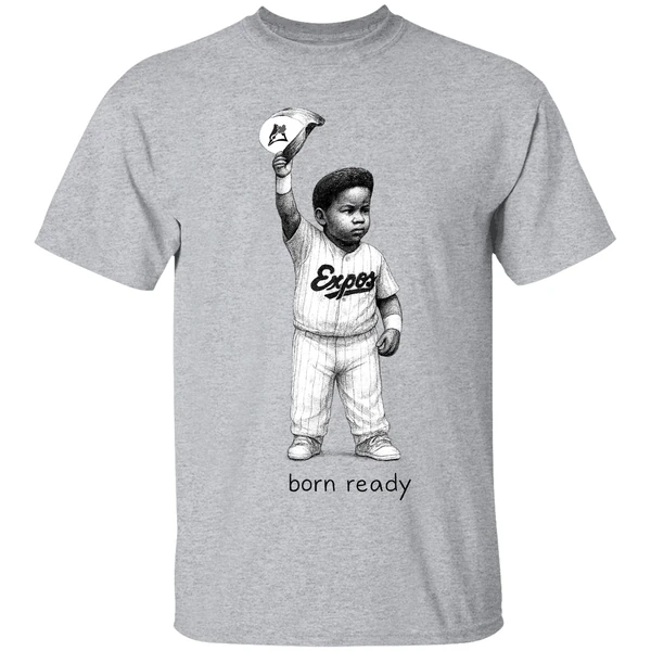 Baby Vladimir Guerrero Jr Born Ready Toronto Blue Jays Baseball Shirt