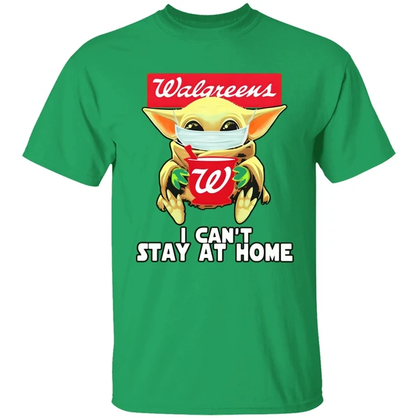 Baby Yoda Face Mask Walgreens Cant Stay At Home Shirt