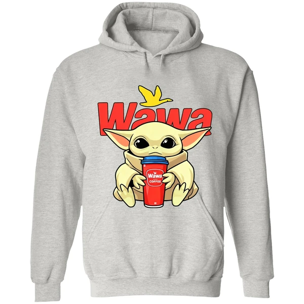 Baby Yoda Hug Wawa Coffee 2025 Hoodie - Image 9