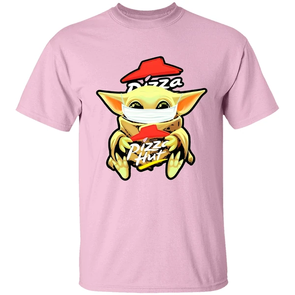 Baby Yoda Wear Mask Hug Pizza Hut Coronavirus Shirt Baby Yoda Wear Mask Hug Pizza Hut Coronavirus Shirt