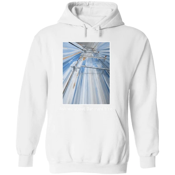 Back Ask Me About Darmani Bins Hoodie - Image 8