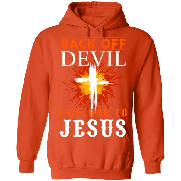 Back Off I Belong To Jesus Hoodie - Image 5