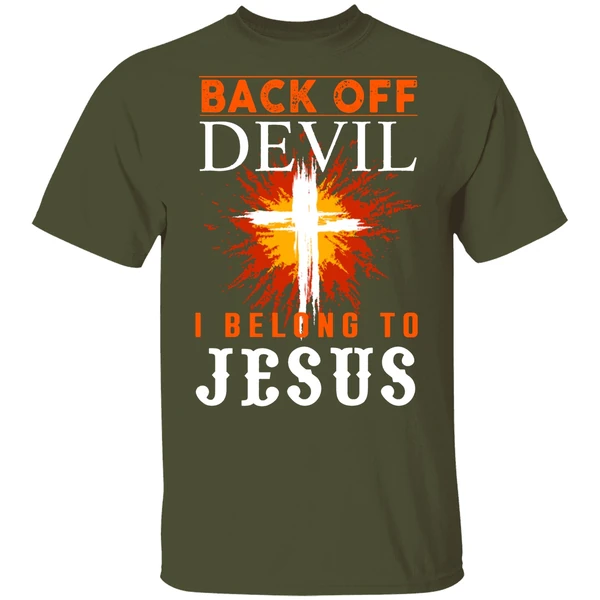 Back Off I Belong To Jesus Shirt - Image 3