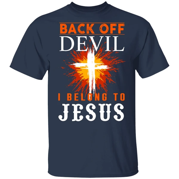 Back Off I Belong To Jesus Shirt - Image 4