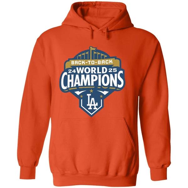 Back To Back Los Angeles Dodgers Mlb World Champions 2025 Hoodie - Image 6