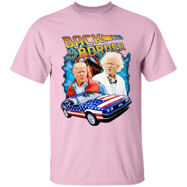 back to the border trump shirt lightpink