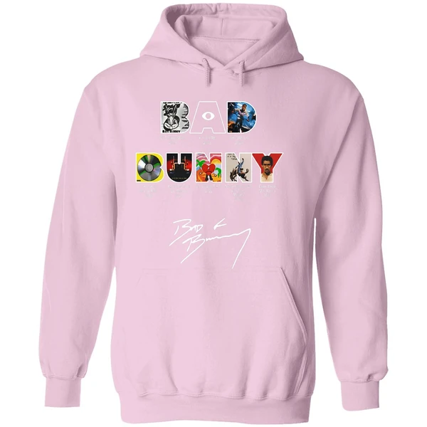 Bad Bunny All Albums And Tours 2016 2025 Hoodie - Image 5
