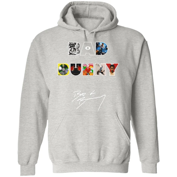 Bad Bunny All Albums And Tours 2016 2025 Hoodie - Image 9