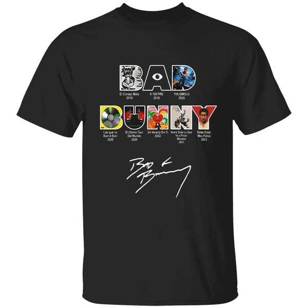 Bad Bunny All Albums And Tours 2016 2025 Shirt