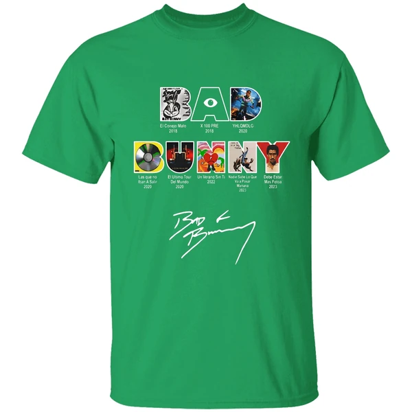 Bad Bunny All Albums And Tours 2016 2025 Shirt - Image 2