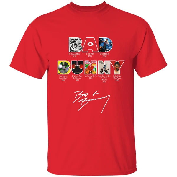 Bad Bunny All Albums And Tours 2016 2025 Shirt - Image 7
