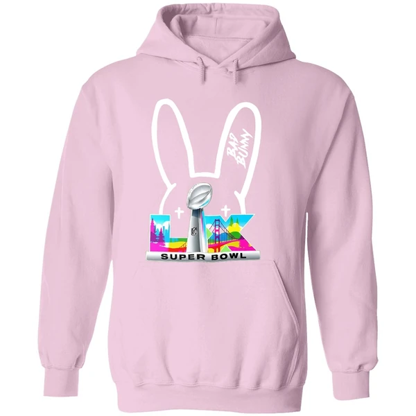 Bad Bunny Nfl Super Bowl Lix Logo Hoodie - Image 5