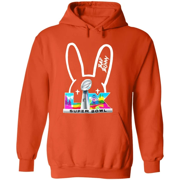 Bad Bunny Nfl Super Bowl Lix Logo Hoodie - Image 6