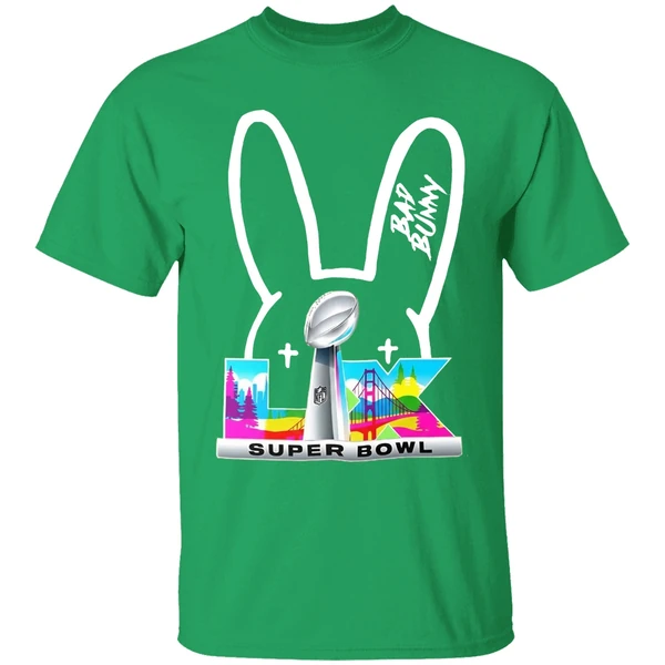 Bad Bunny Nfl Super Bowl Lix Logo Shirt - Image 2