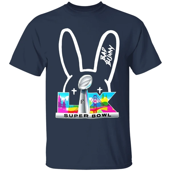 Bad Bunny Nfl Super Bowl Lix Logo Shirt - Image 5