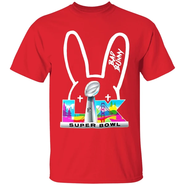 Bad Bunny Nfl Super Bowl Lix Logo Shirt - Image 7