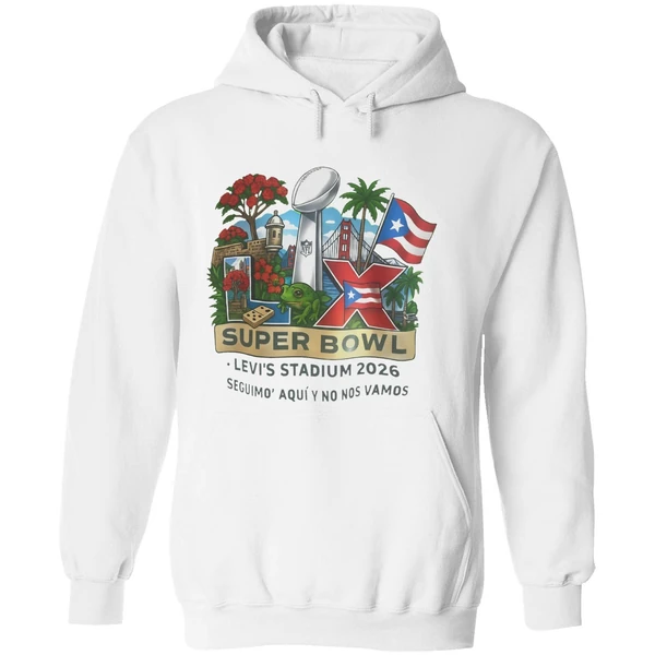 Bad Bunny Super Bowl Lx Levis Stadium 2026 Hoodie - Image 8