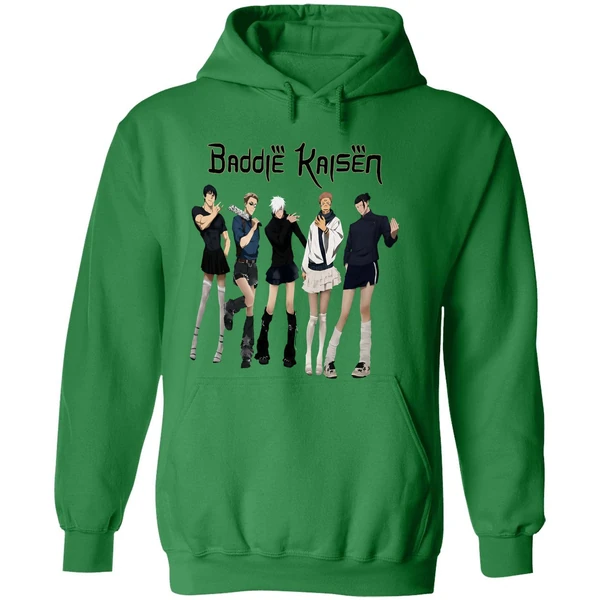 Baddie Kaisen Jujutsu Kaisen Meme Hoodie - Image 2