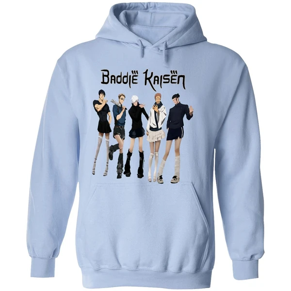 Baddie Kaisen Jujutsu Kaisen Meme Hoodie - Image 4