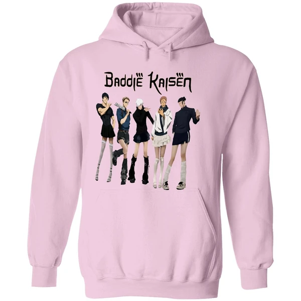 Baddie Kaisen Jujutsu Kaisen Meme Hoodie - Image 5