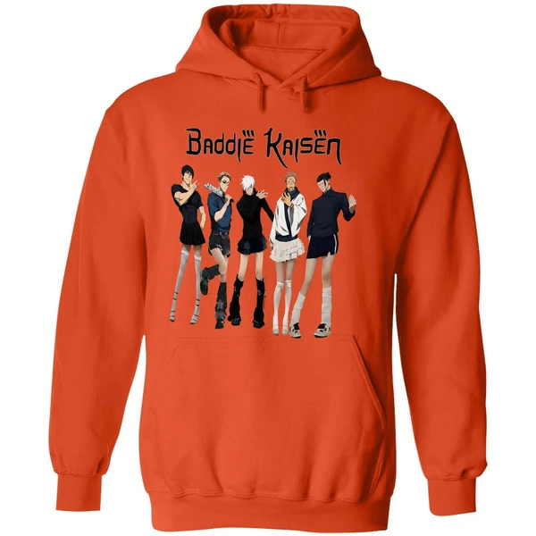 Baddie Kaisen Jujutsu Kaisen Meme Hoodie - Image 6