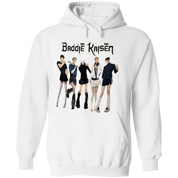Baddie Kaisen Jujutsu Kaisen Meme Hoodie - Image 8
