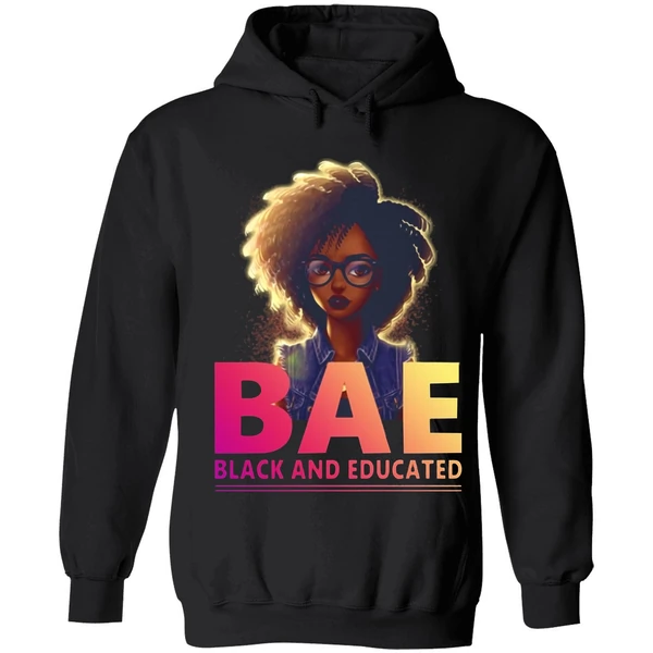 Bae Black And Educated Hoodie - Image 8