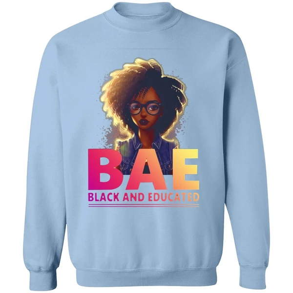 Bae Black And Educated Sweatshirt - Image 3