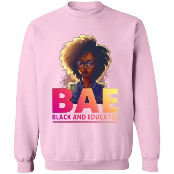 Bae Black And Educated Sweatshirt - Image 4