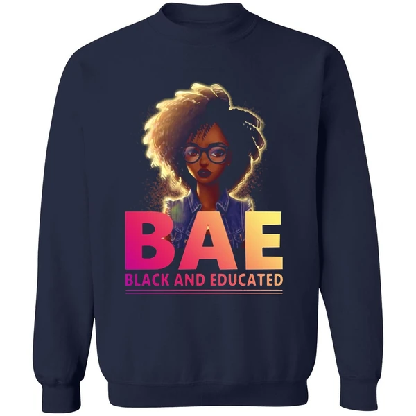 Bae Black And Educated Sweatshirt - Image 5