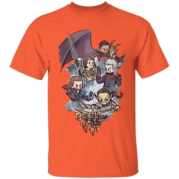 Baldur S Gate 3 Chibi Characters Shirt - Image 6