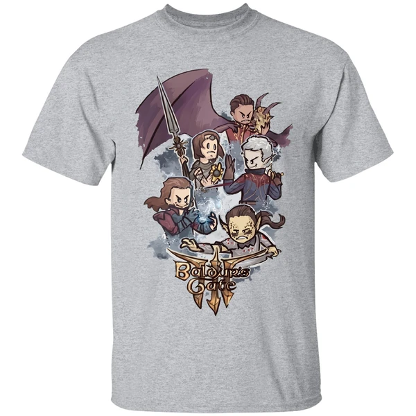 Baldur S Gate 3 Chibi Characters Shirt - Image 9