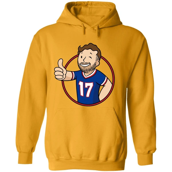 Ball Out Vault Boy Josh Allen Quarterback Buffalo Bills Hoodie