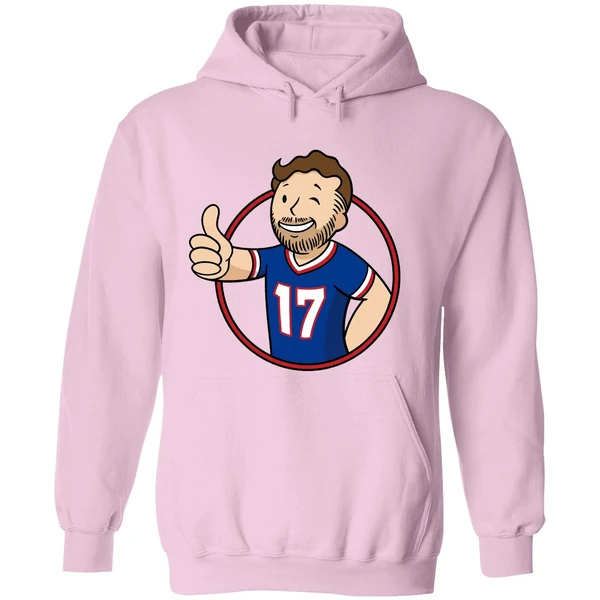 Ball Out Vault Boy Josh Allen Quarterback Buffalo Bills Hoodie - Image 5