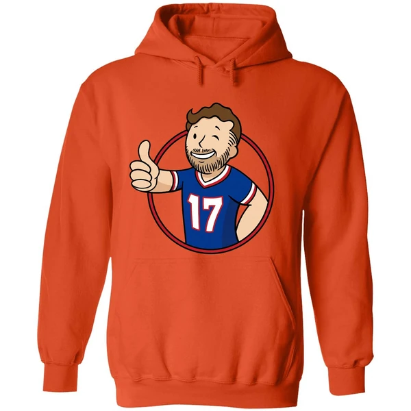 Ball Out Vault Boy Josh Allen Quarterback Buffalo Bills Hoodie - Image 6