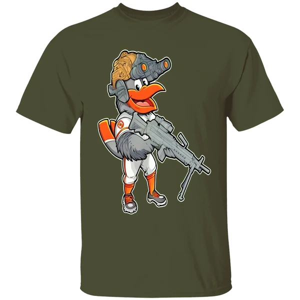 Baltimore Orioles Birds Mascot With Gun Shirt - Image 3